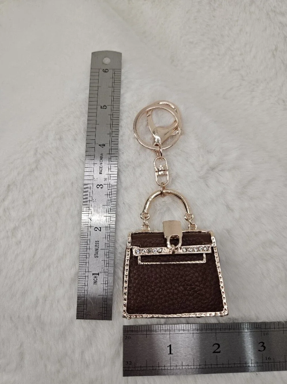 NWOT Bling Purse Keychain Purse Charm